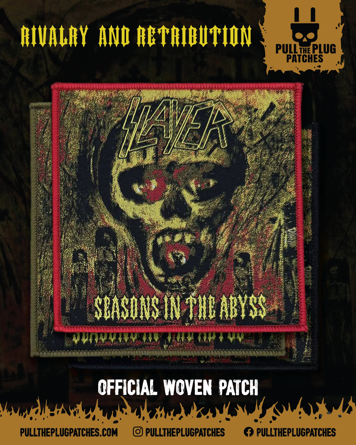 Slayer - Seasons In The Abyss -  Square Patch