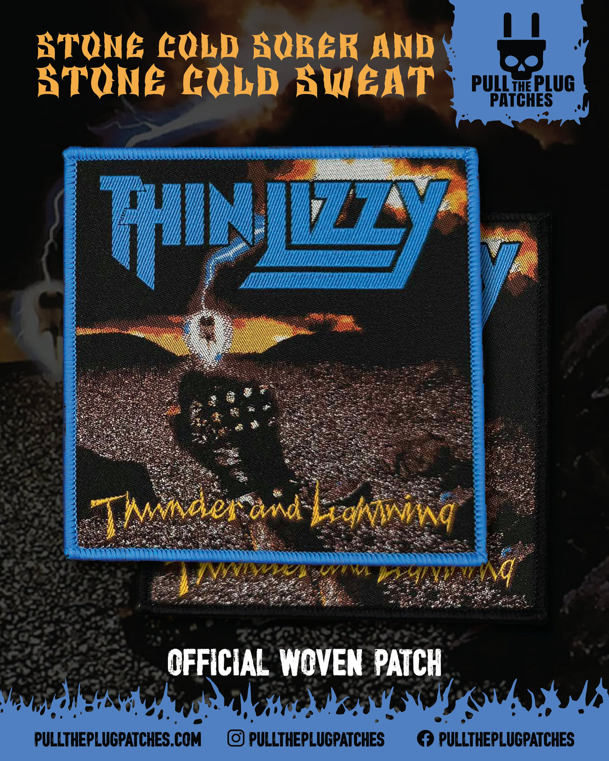 Thin Lizzy - Thunder And Lightning -  Square Patch