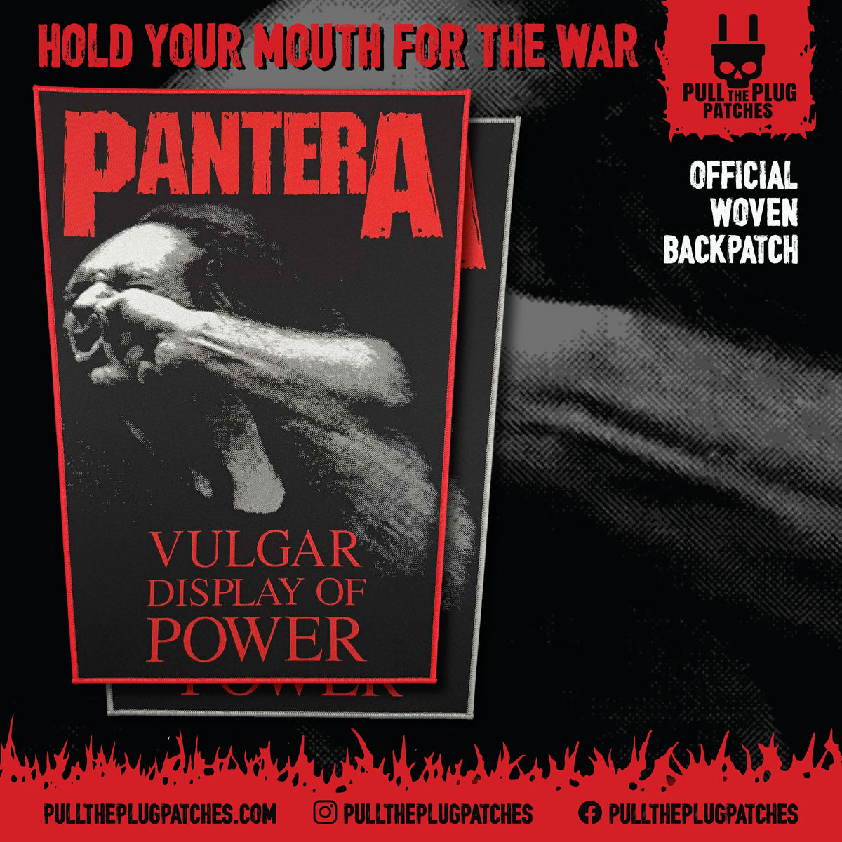 Pantera - Vulgar Display Of Power - Backpatch