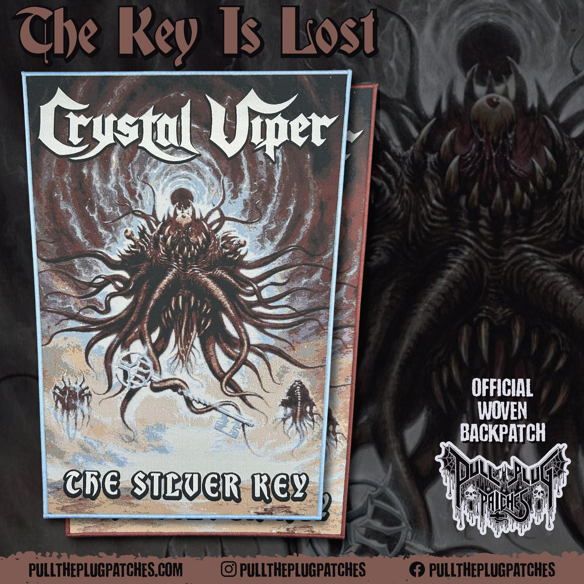 Crystal Viper - The Silver Key - Backpatch