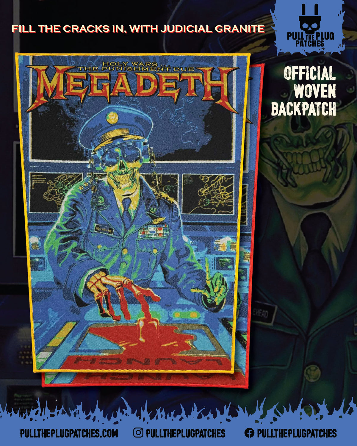Megadeth - Holy Wars - Backpatch