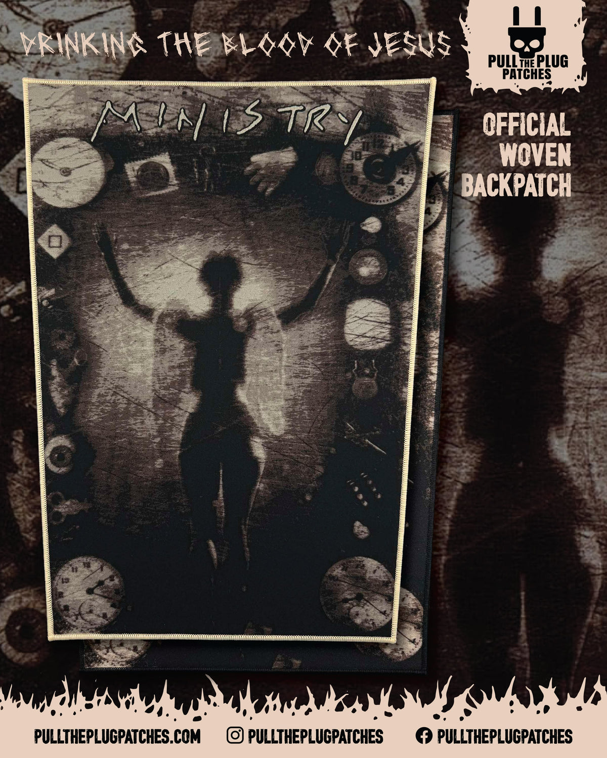 Ministry - Psalm 69 - Backpatch