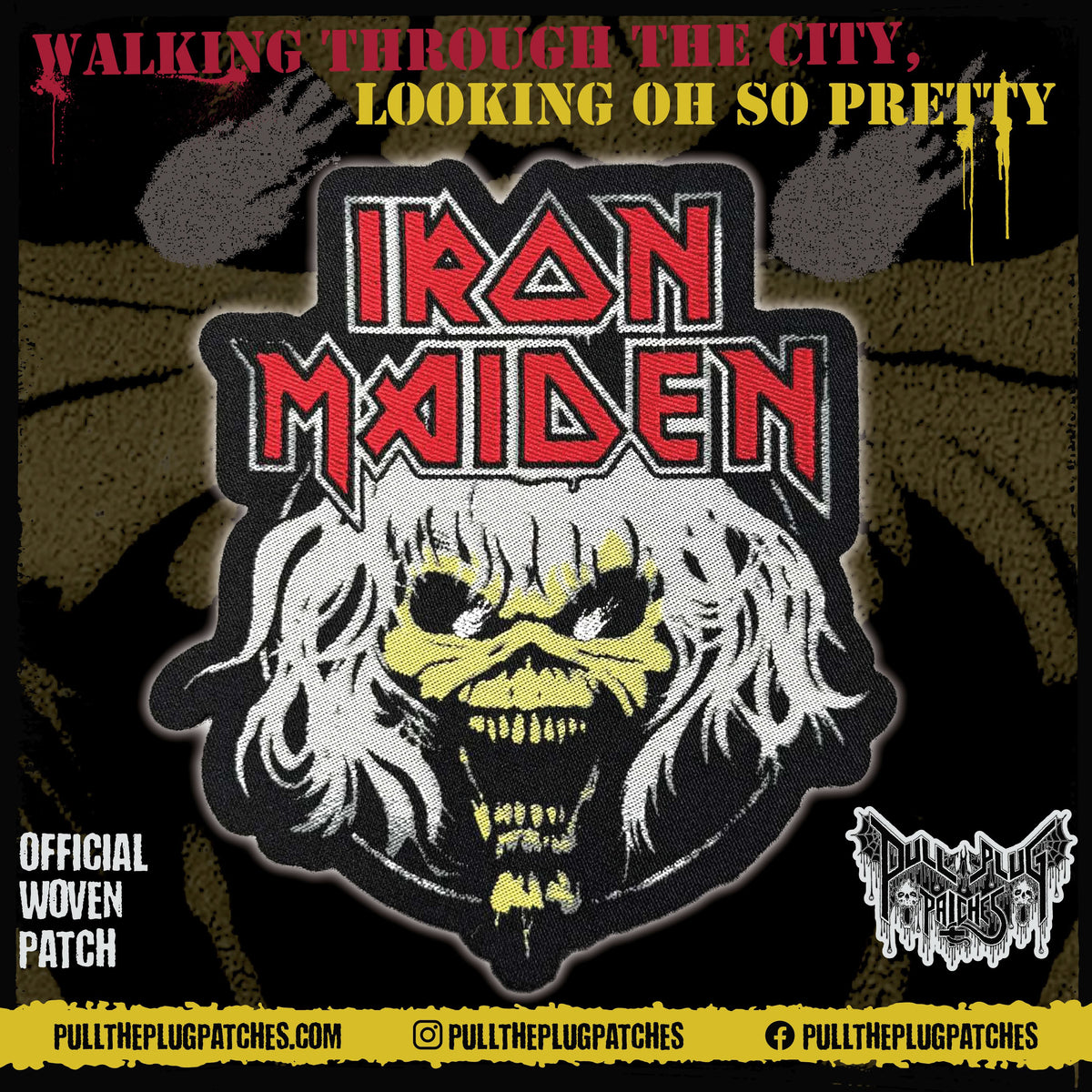 Iron Maiden - Invaders - Laser Cut Patch