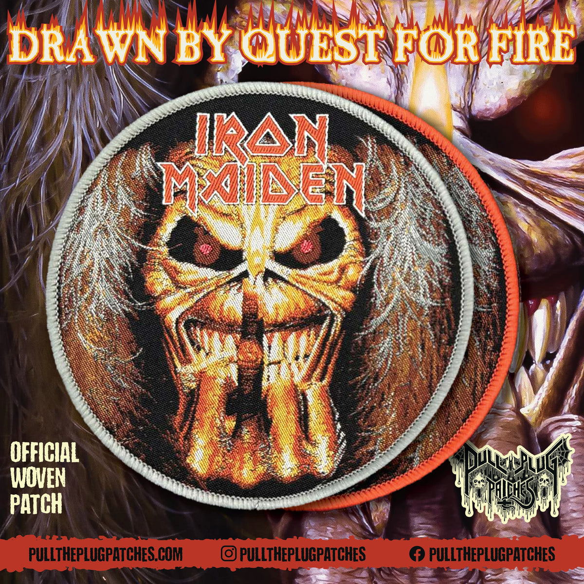 Iron Maiden - Quest For Fire - Patch