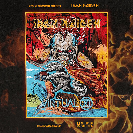 Iron Maiden - Virtual XI - Embroidered Backpatch