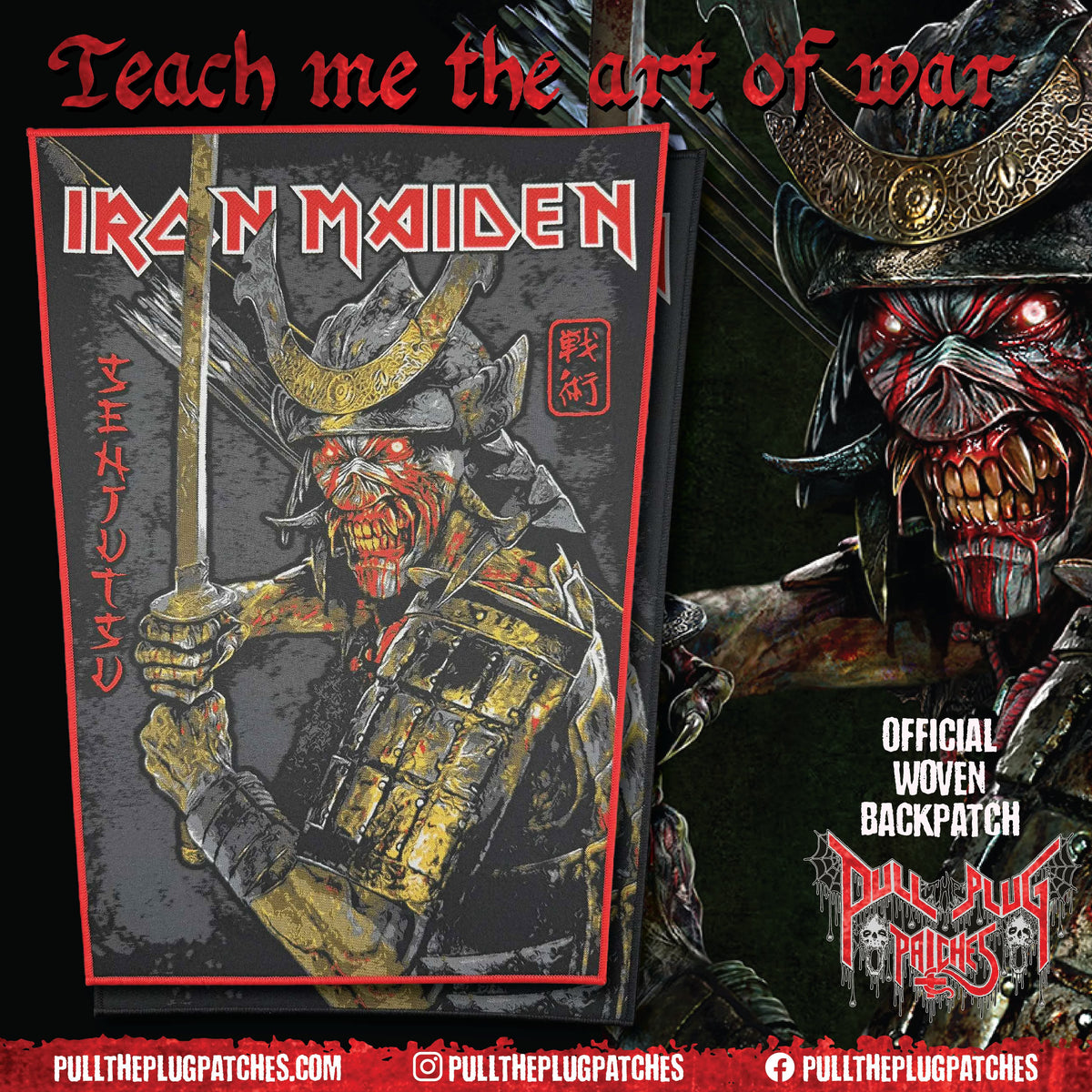 Iron Maiden - Senjutsu - Backpatch