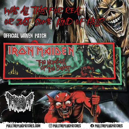 Iron Maiden - The Number Of The Beast - Strip Patch