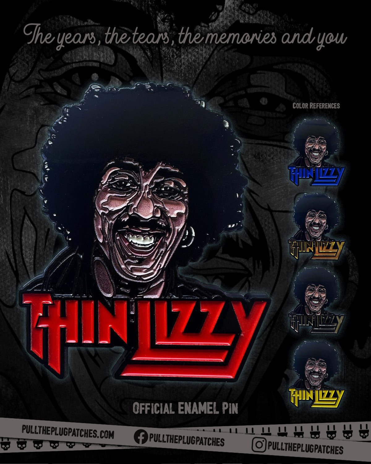 Thin Lizzy - Phil Lynott - Pin