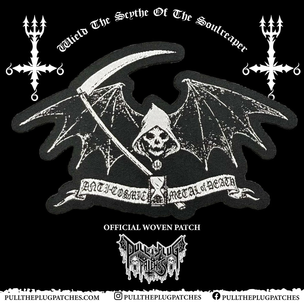 Dissection - Anti-Cosmic Skull Wings - Patch