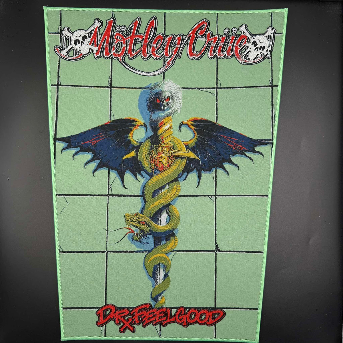 Motley Crue - Dr. Feelgood - Backpatch