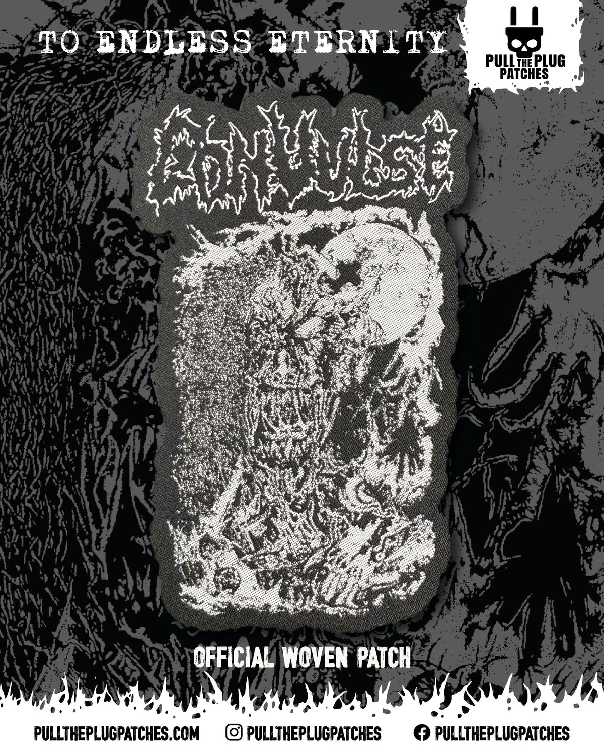Convulse - Godless Truth - Laser Cut Patch