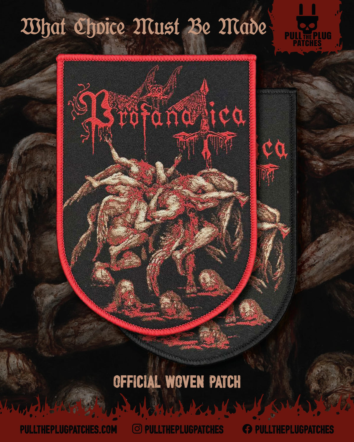 Profanatica - Wreathed in Dead Angels - Patch