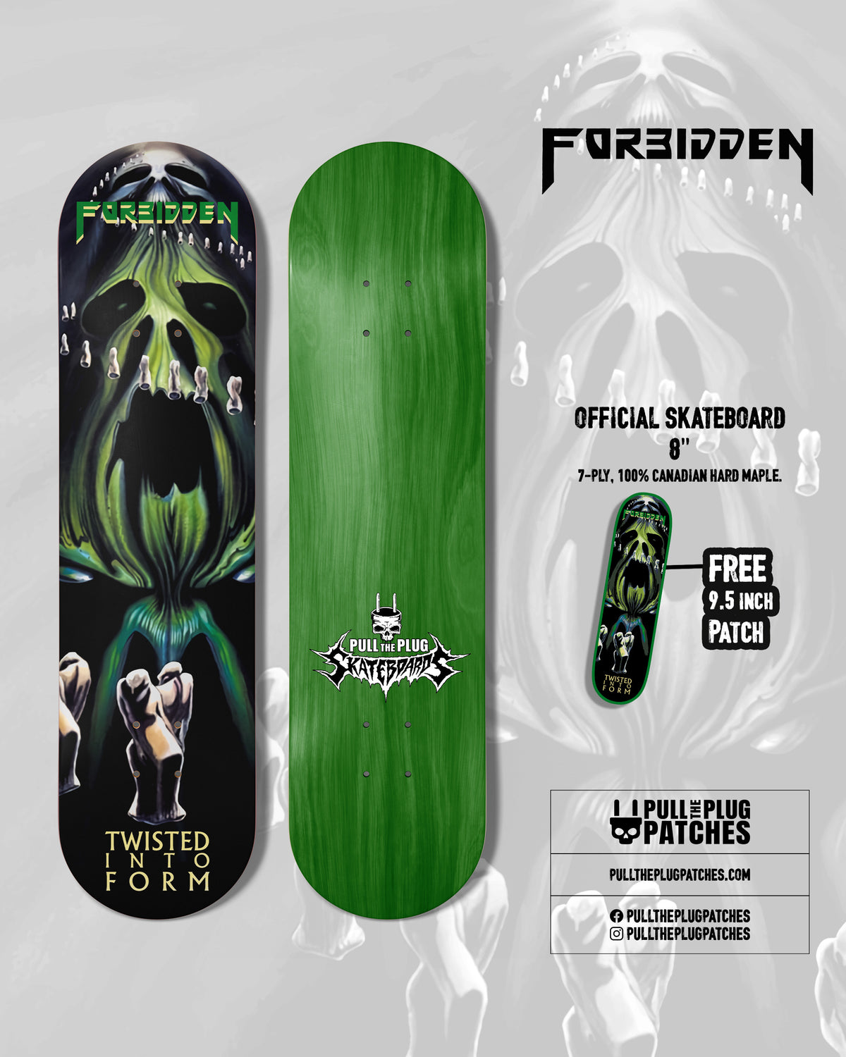 Forbidden - Twisted Into Form - Skateboard