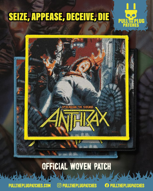 Anthrax - Spreading the Disease - Square Patch
