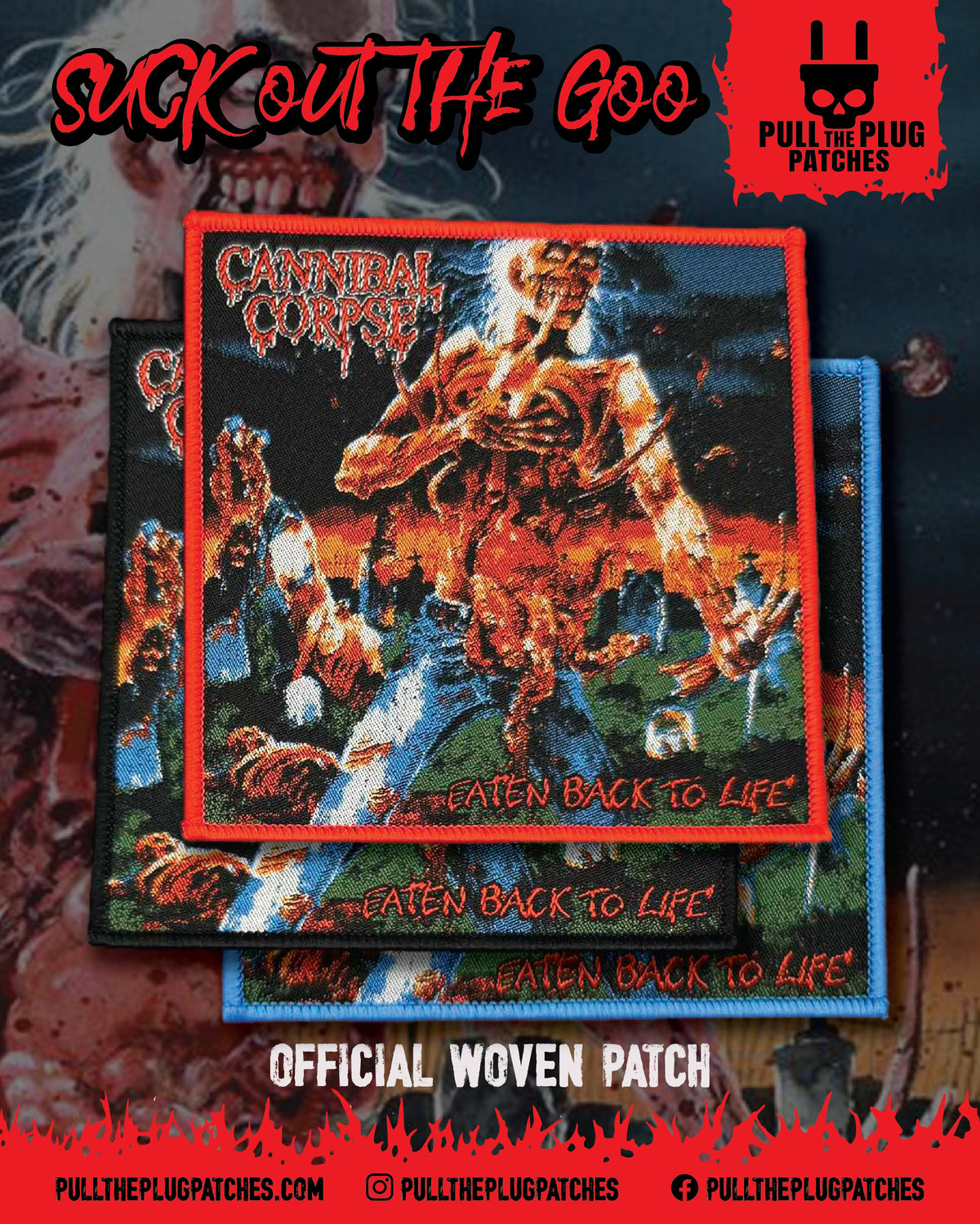 Cannibal Corpse - Eaten Back to Life -  Square Patch