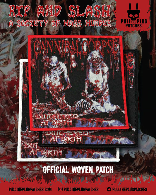 Cannibal Corpse - Butchered at Birth -  Square Patch