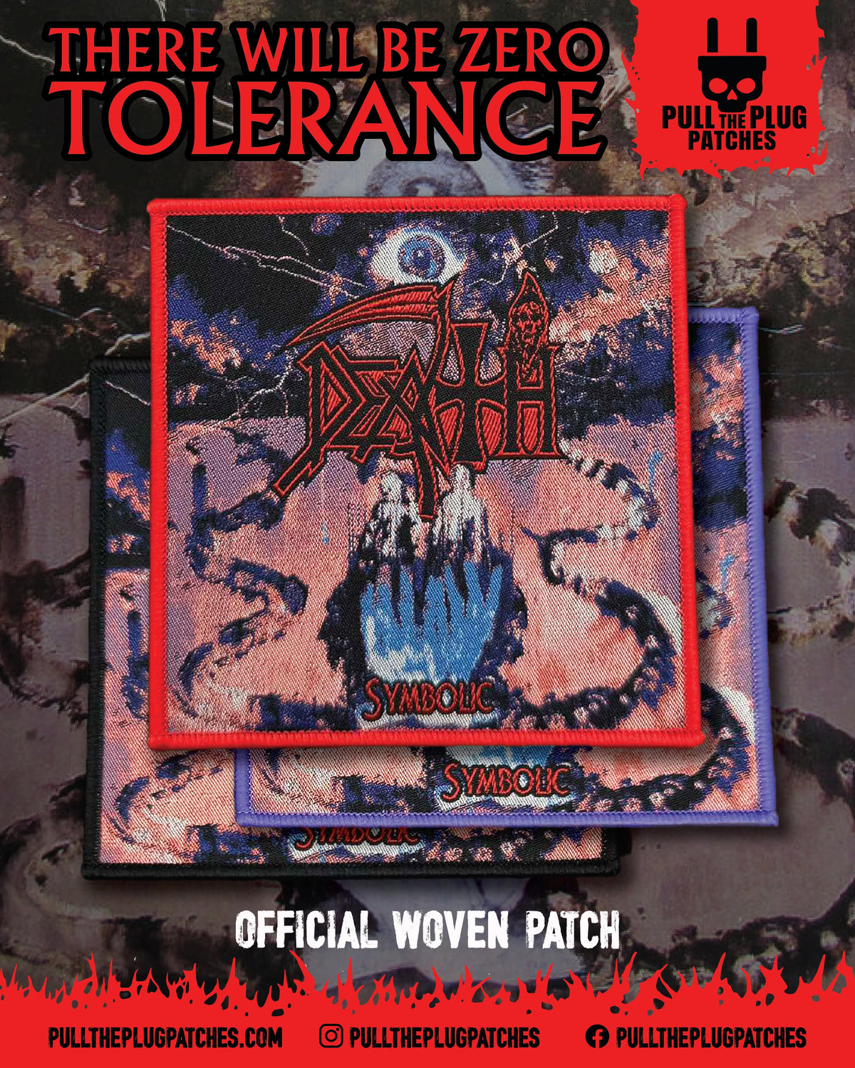 Death - Symbolic -  Square Patch