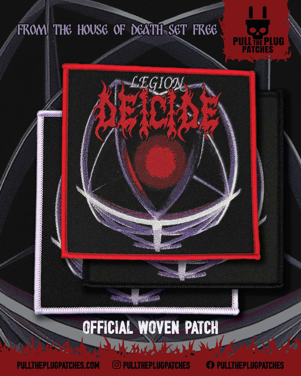 Deicide - Legion -  Square Patch