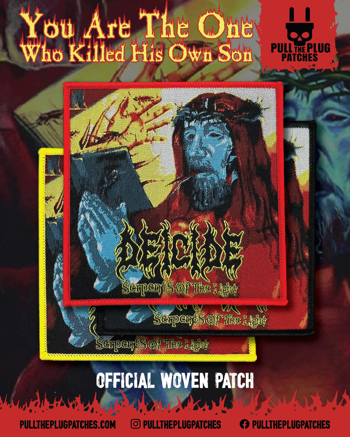 Deicide - Serpents of the Light -  Square Patch