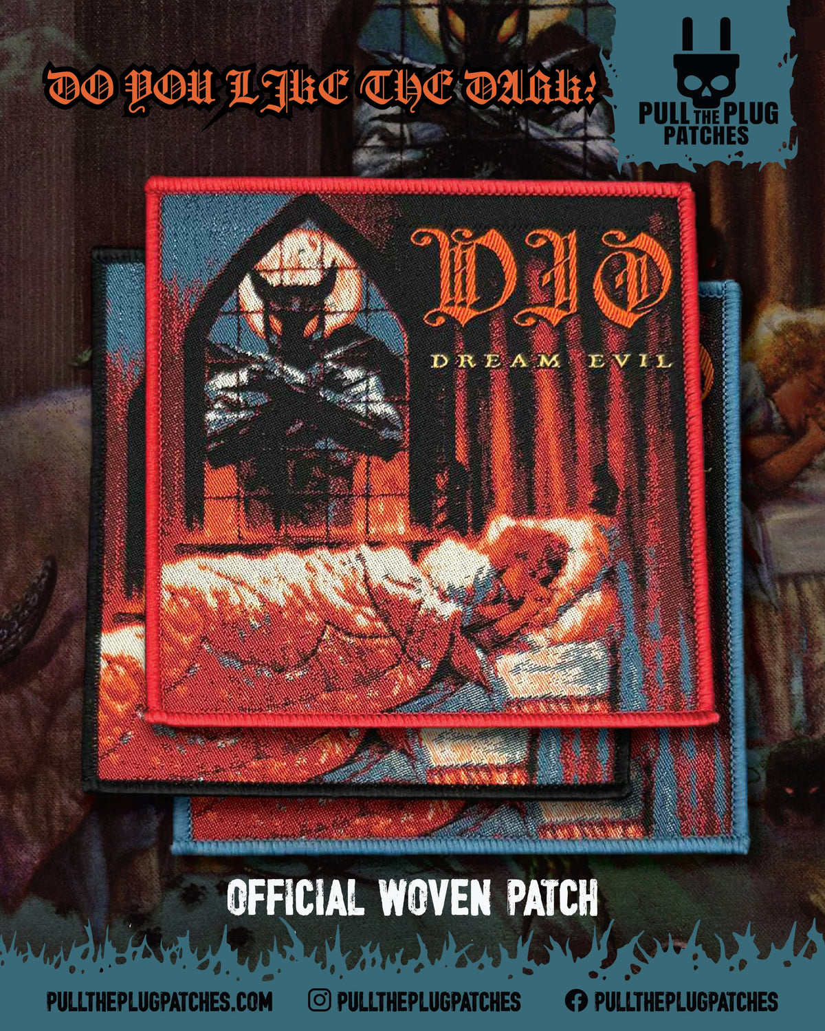 Dio - Dream Evil -  Square Patch