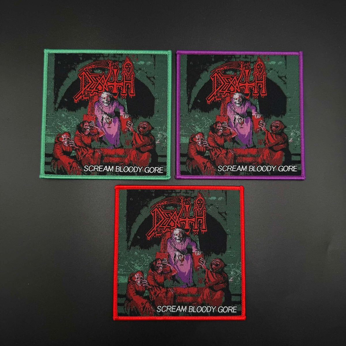 Death - Scream Bloody Gore -  Square Patch