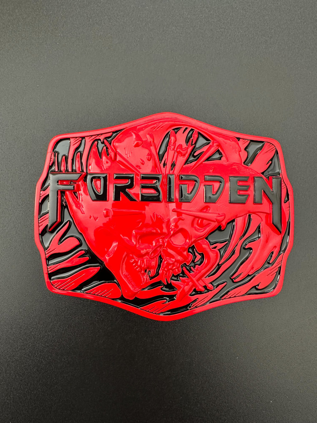 Forbidden - Forbidden Evil Belt Buckle - Chalice Of Blood Edition