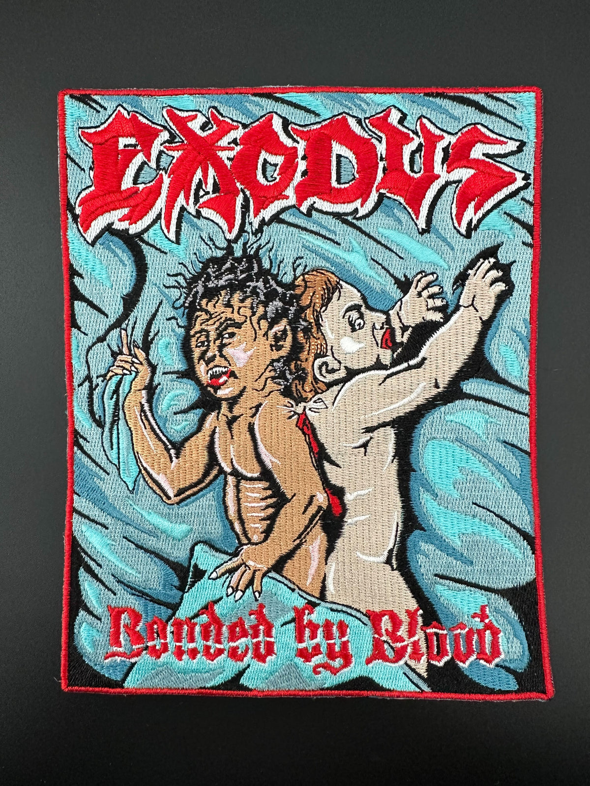 Exodus - Bonded By Blood Belt Buckle - A Lesson In Violence Edition