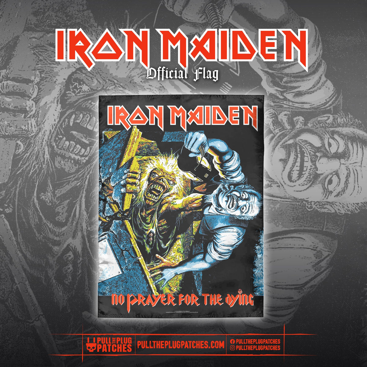 Iron Maiden - No Prayer for the Dying - Flag