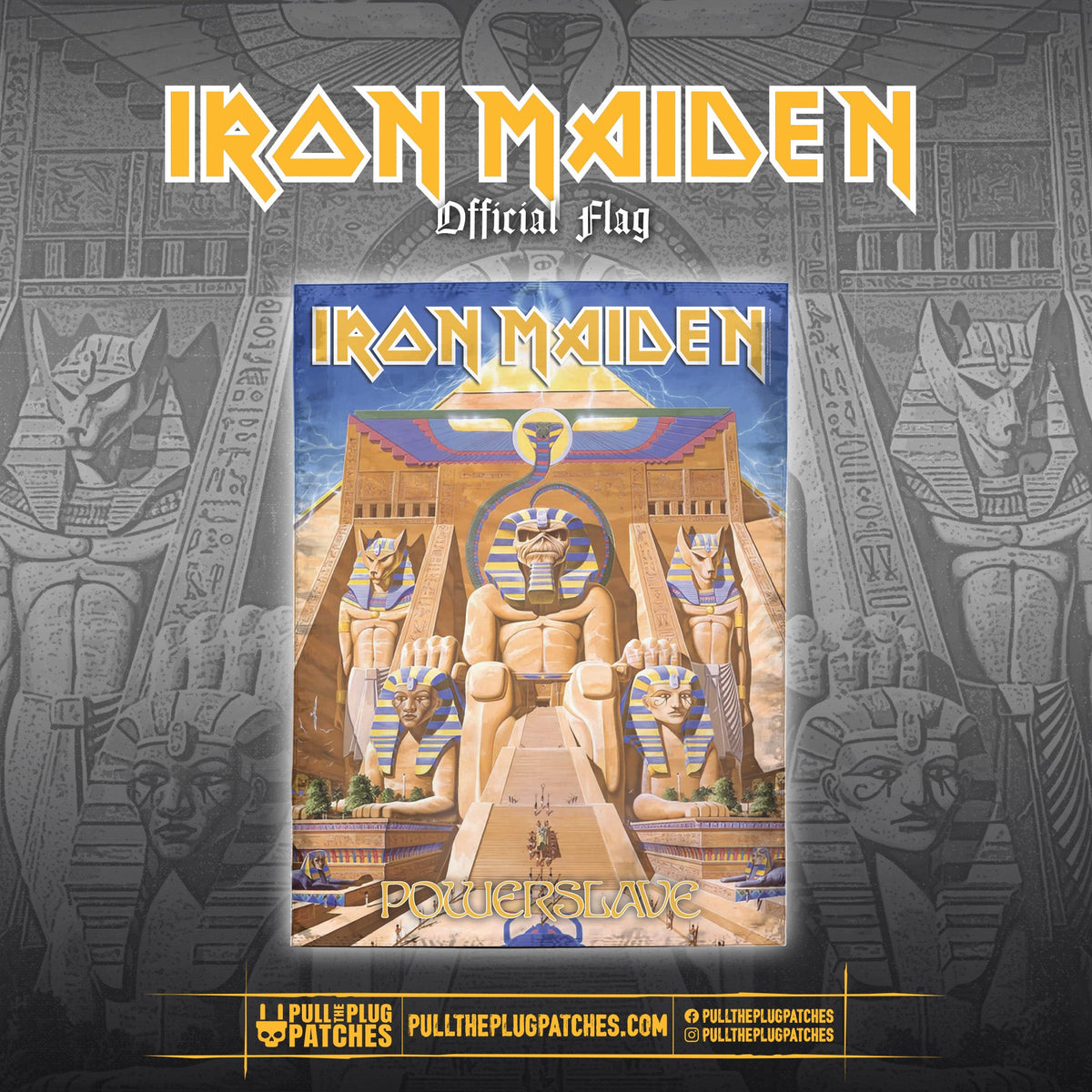 Iron Maiden - Powerslave - Flag