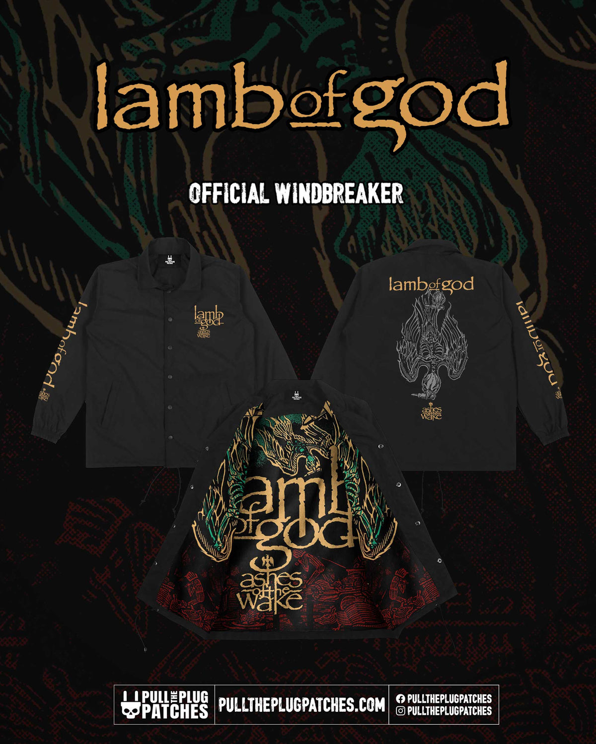 Lamb Of God - Ashes Of The Wake - Windbreaker