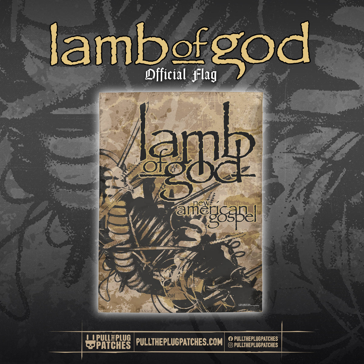 Lamb Of God - New American Gospel - Flag
