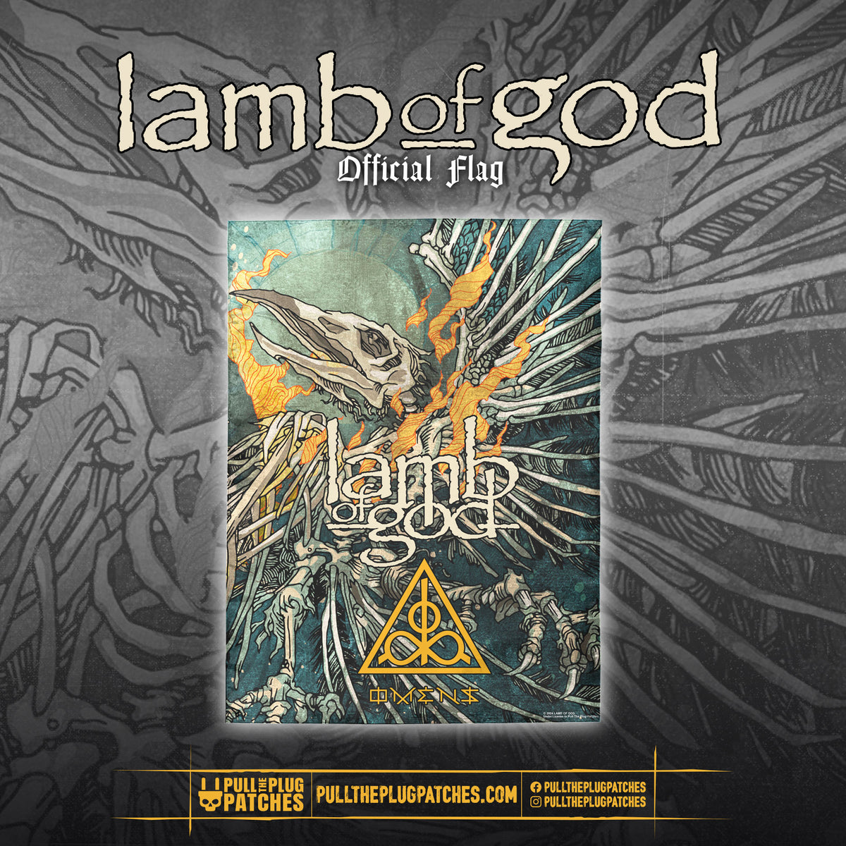 Lamb Of God - Omens - Flag