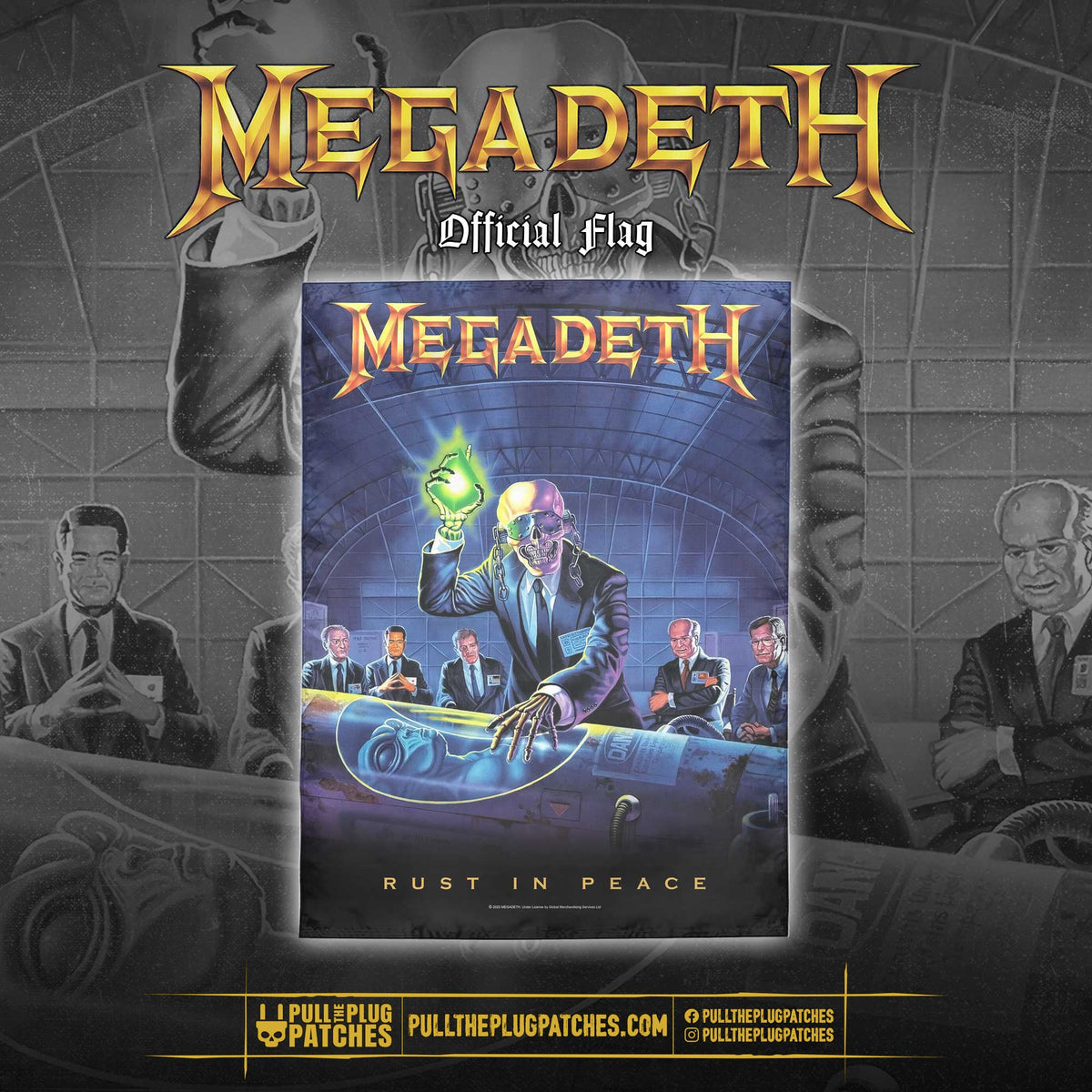Megadeth - Rust in Peace - Flag