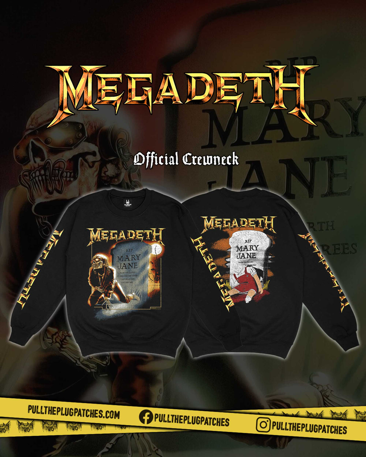Megadeth - Mary Jane - Crewneck Sweater
