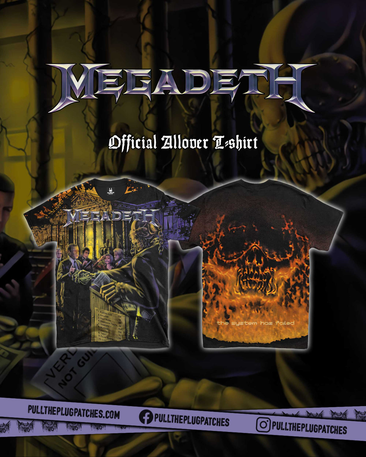 Megadeth - The System Has Failed - All-Over Shirt