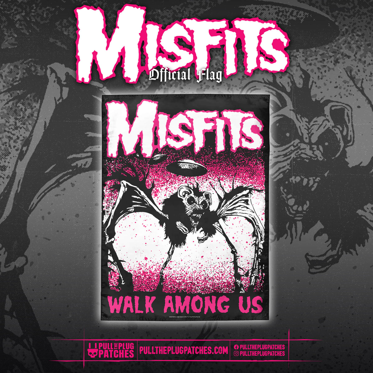 Misfits - Walks Among Us - Flag