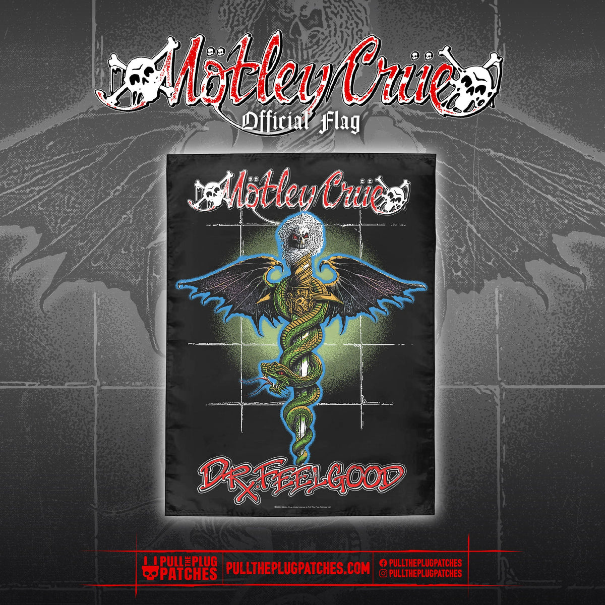 Motley Crue - Dr. Feelgood - Flag