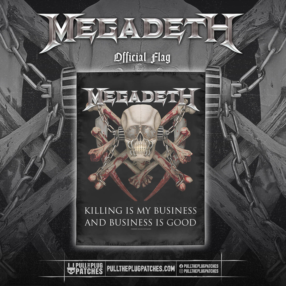 Megadeth - Killing Is My Business... and Business Is Good! - Flag