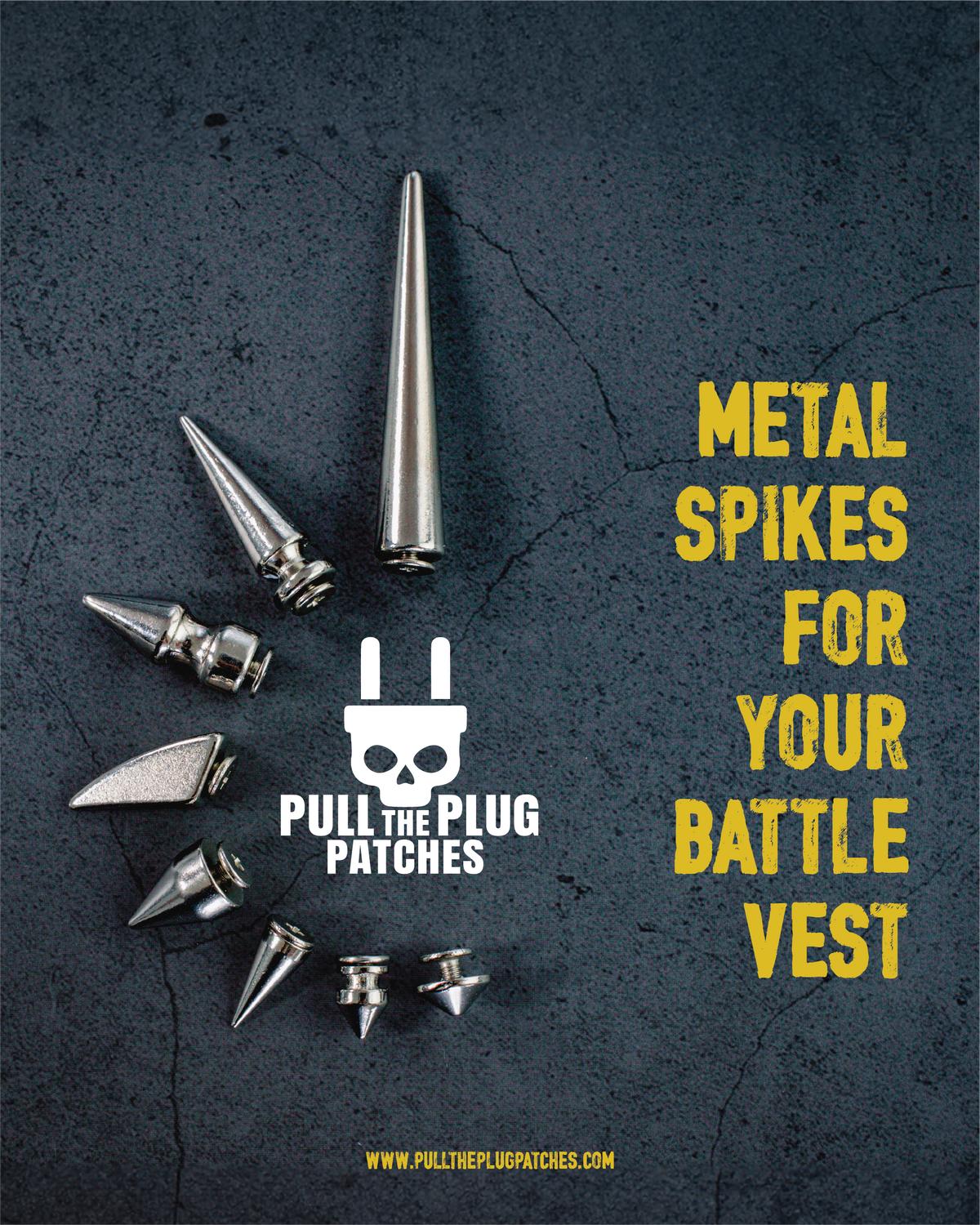 55mm Metal Spike (x10 pieces)
