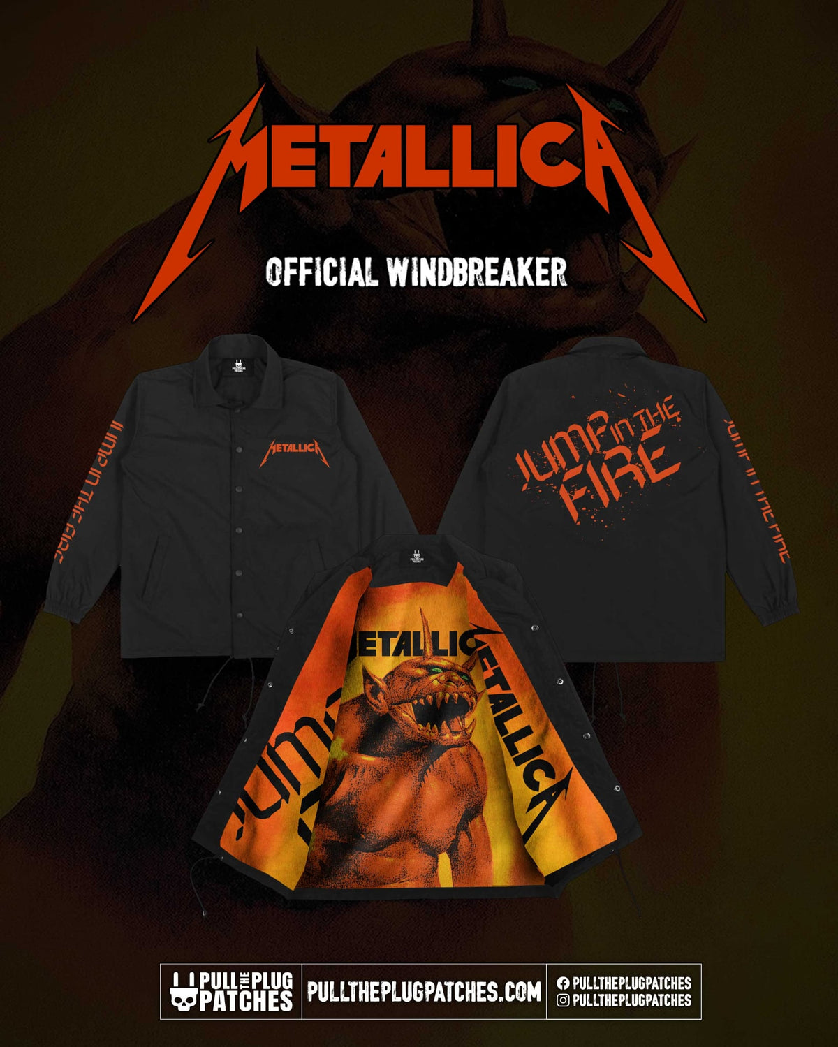 Metallica - Jump In The Fire - Windbreaker