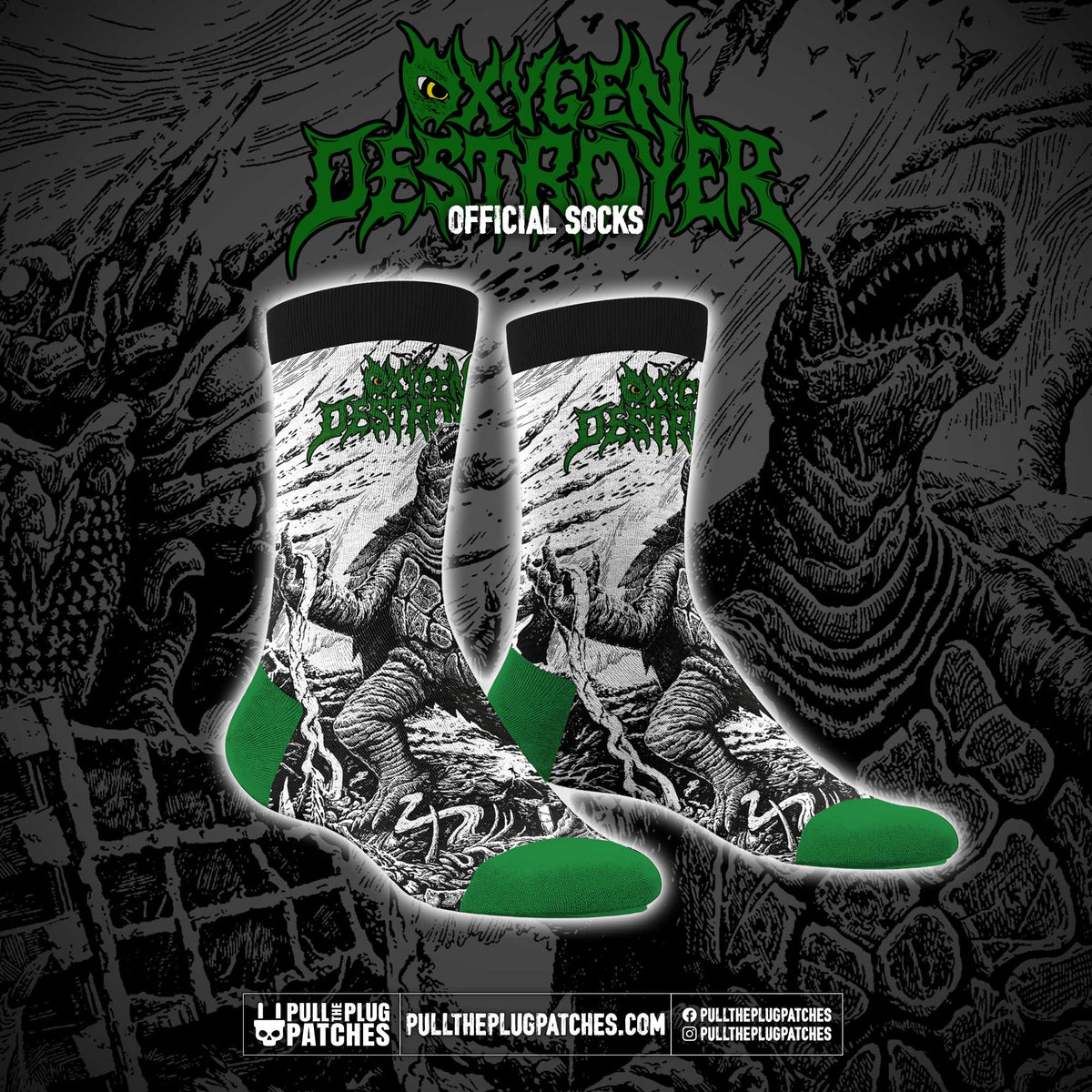Oxygen Destroyer - Guardian of the Universe - Socks