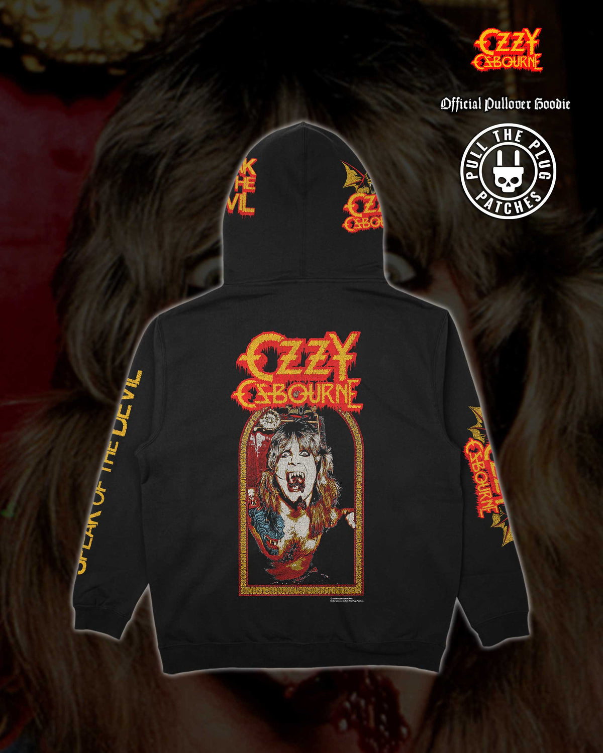 Ozzy Osbourne - Speak Of The Devil - Deluxe Pullover Hoodie