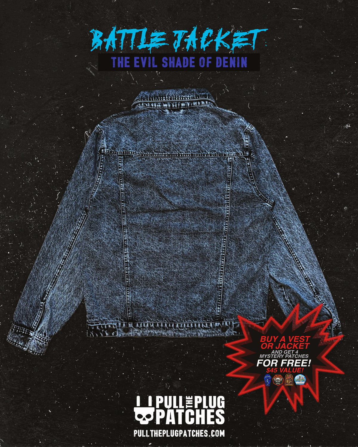 The Evil Shade of Denim - Grey Jacket