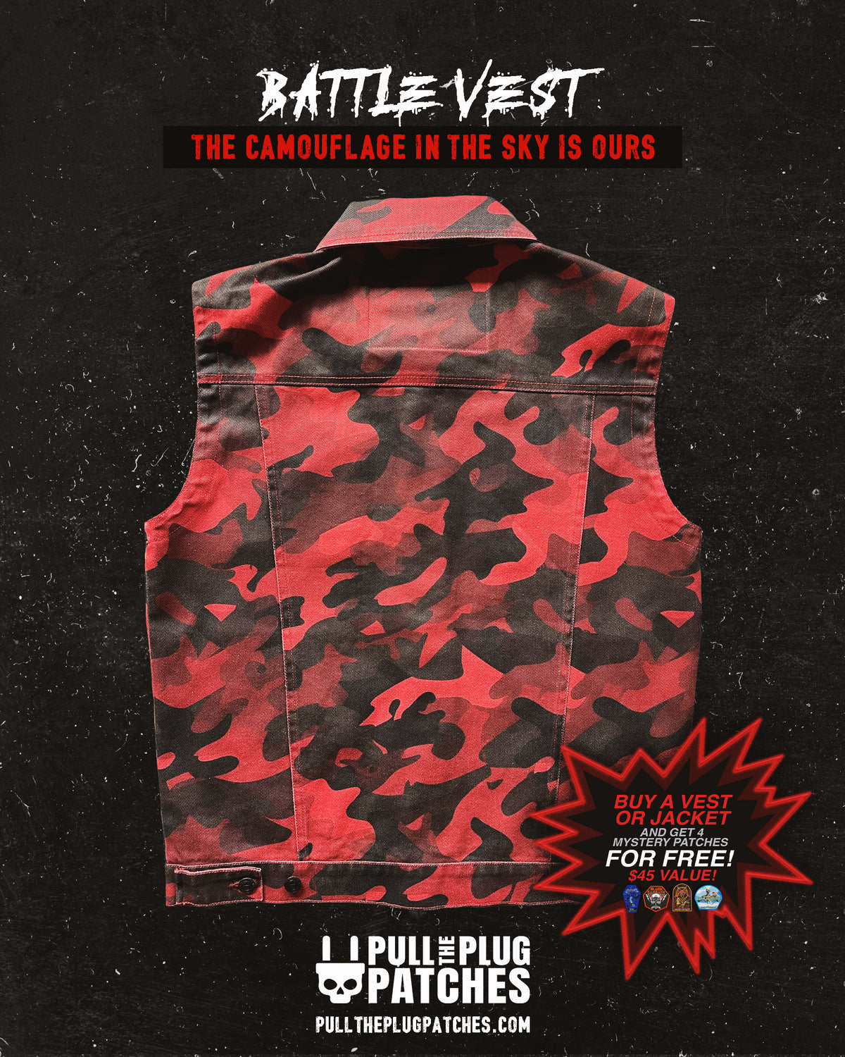 The Camouflage In The Sky Is Ours - Vest