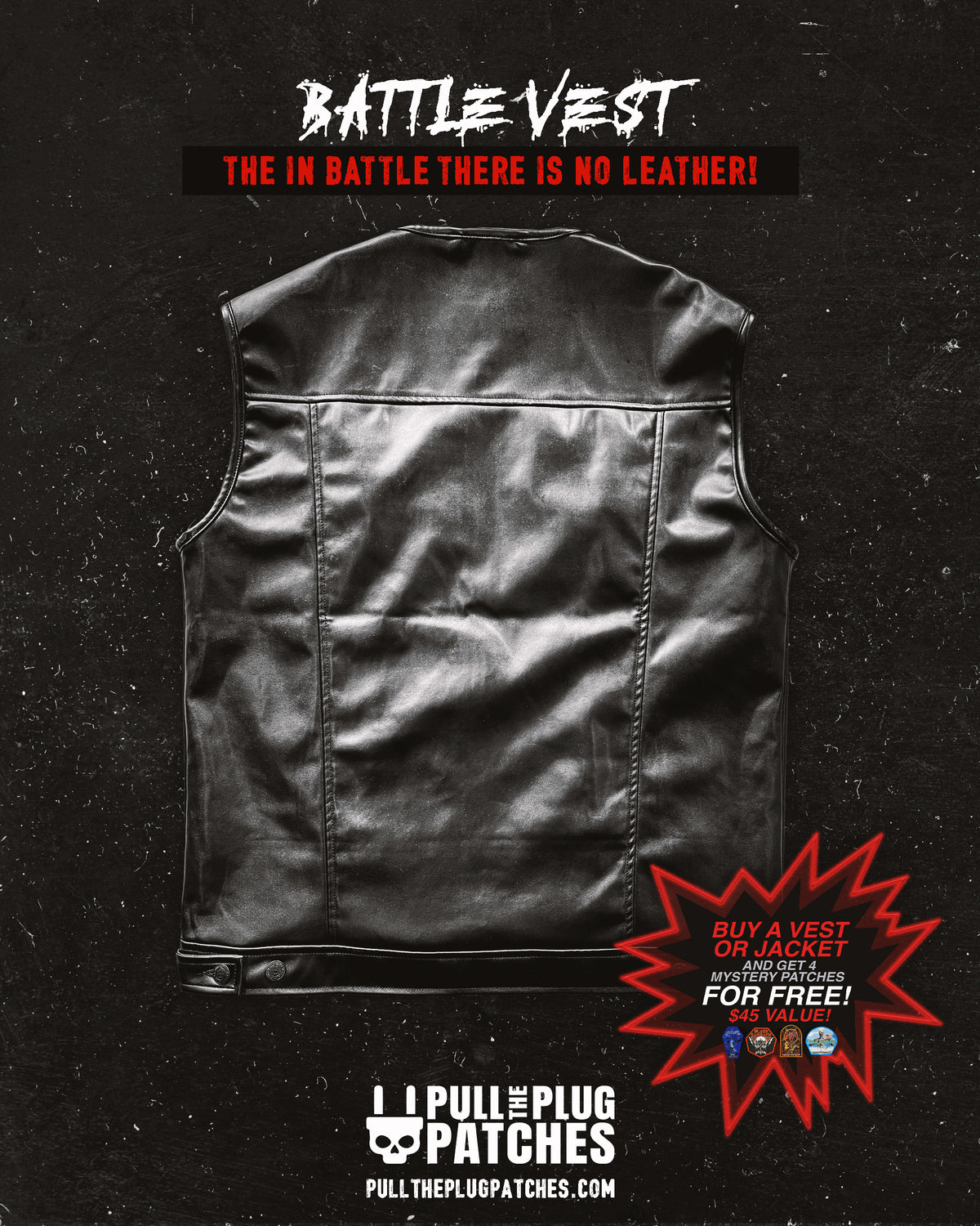 The In Battle There Is No Leather! - Vest