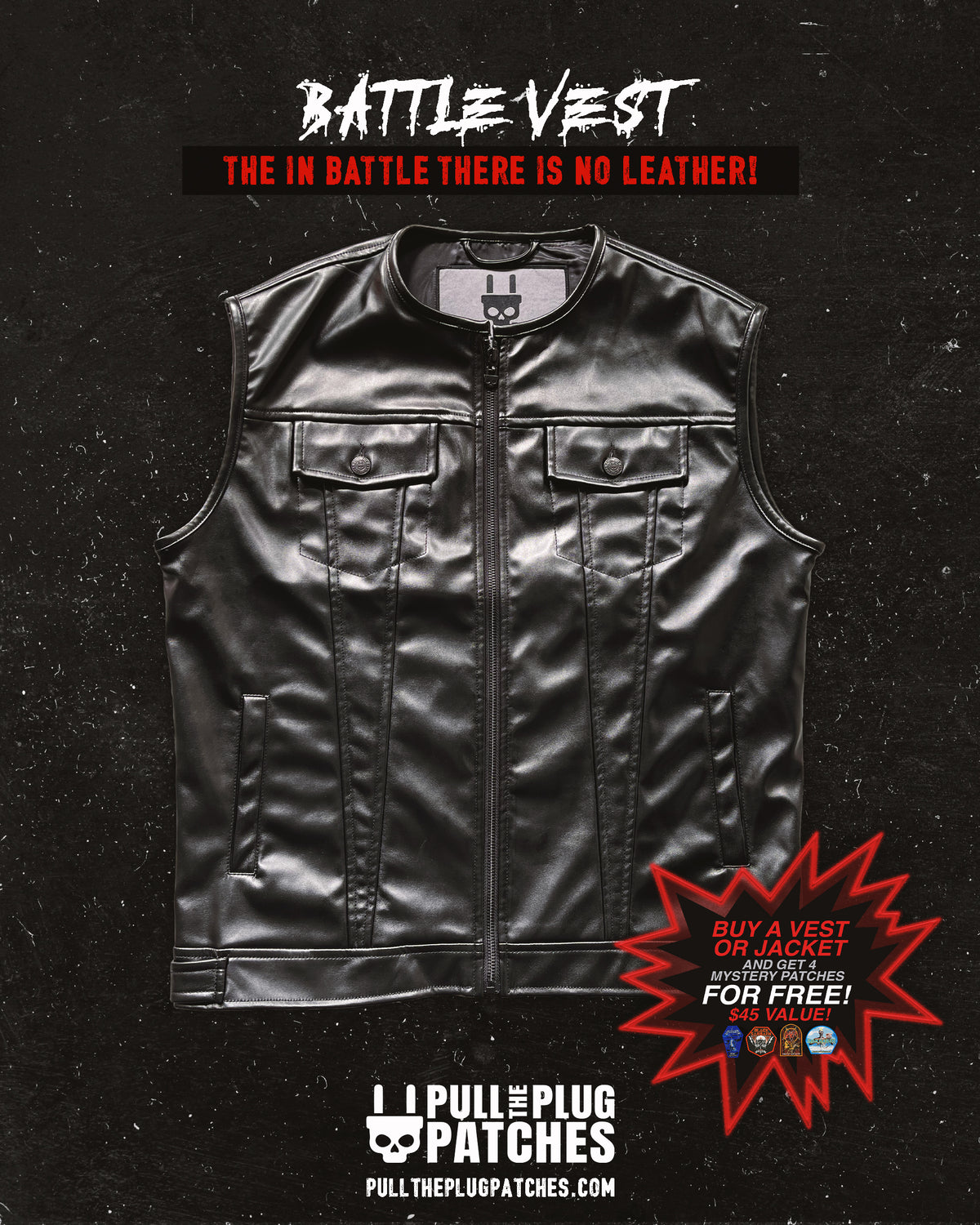 The In Battle There Is No Leather! - Vest