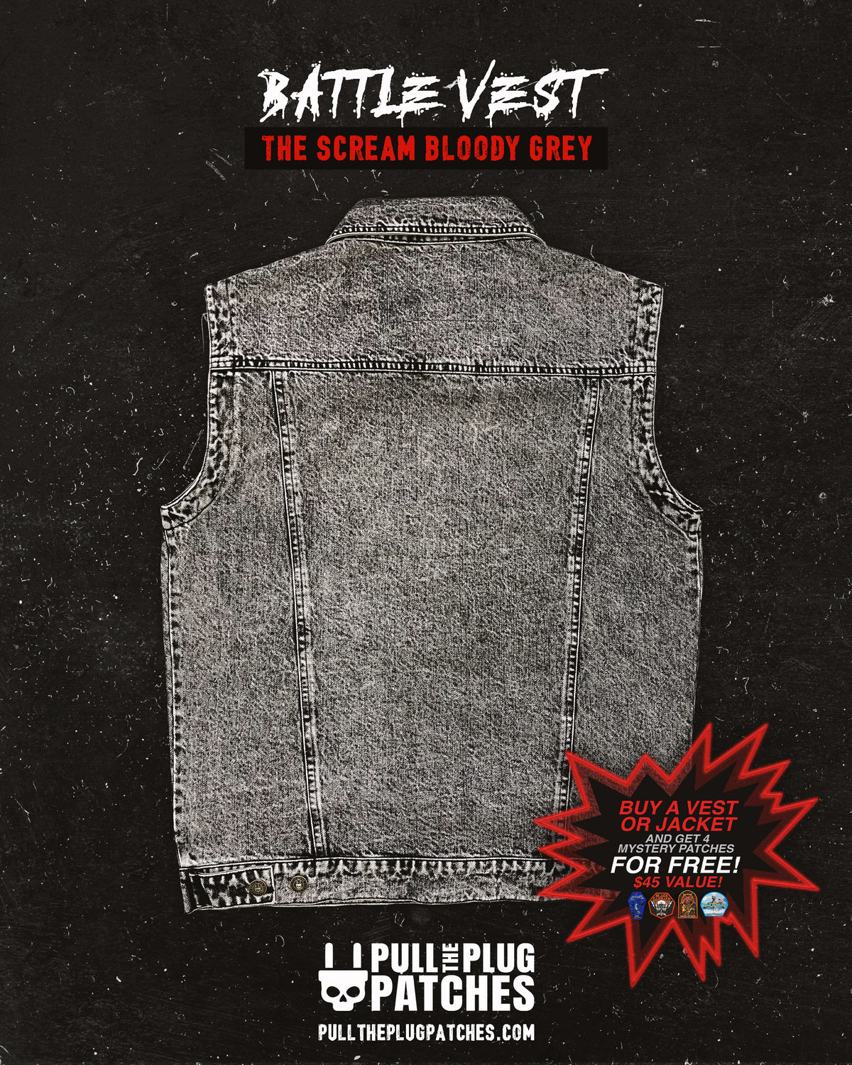 The Scream Bloody Grey - Vest