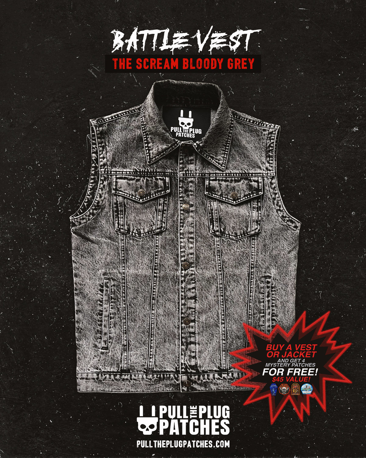 The Scream Bloody Grey - Vest