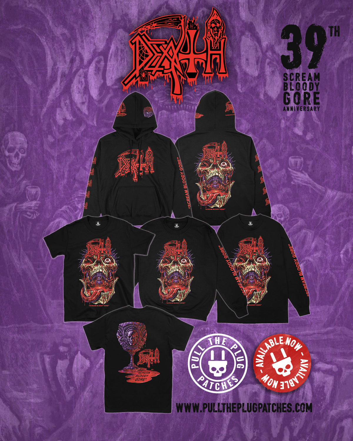Death - Scream Bloody Gore x Exclusive Noah Cutter Meihoff Art - Crewneck Sweater