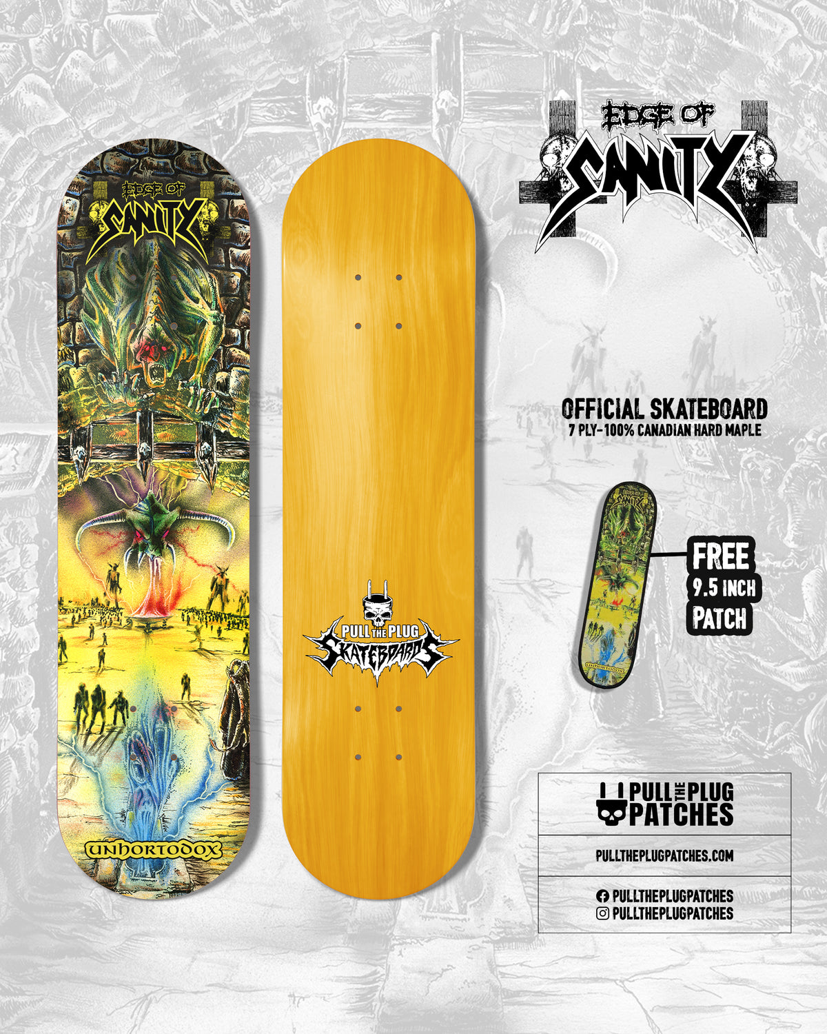Edge Of Sanity - Unorthodox - Skateboard